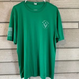 Green Nine Line Patriots Club T-Shirt